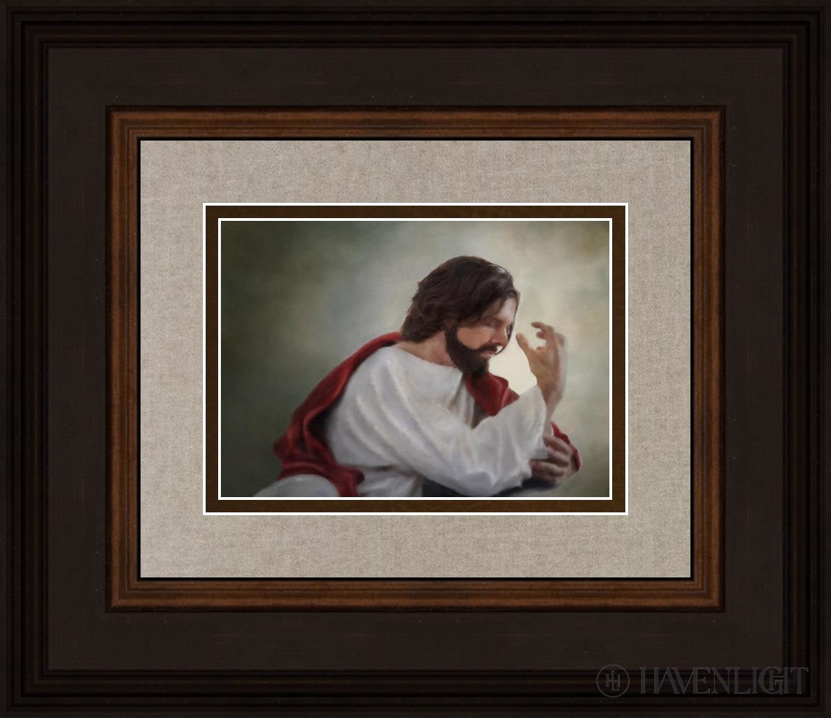 Abide With Me Open Edition Print / 7 X 5 Brown 14 3/4 12 Art
