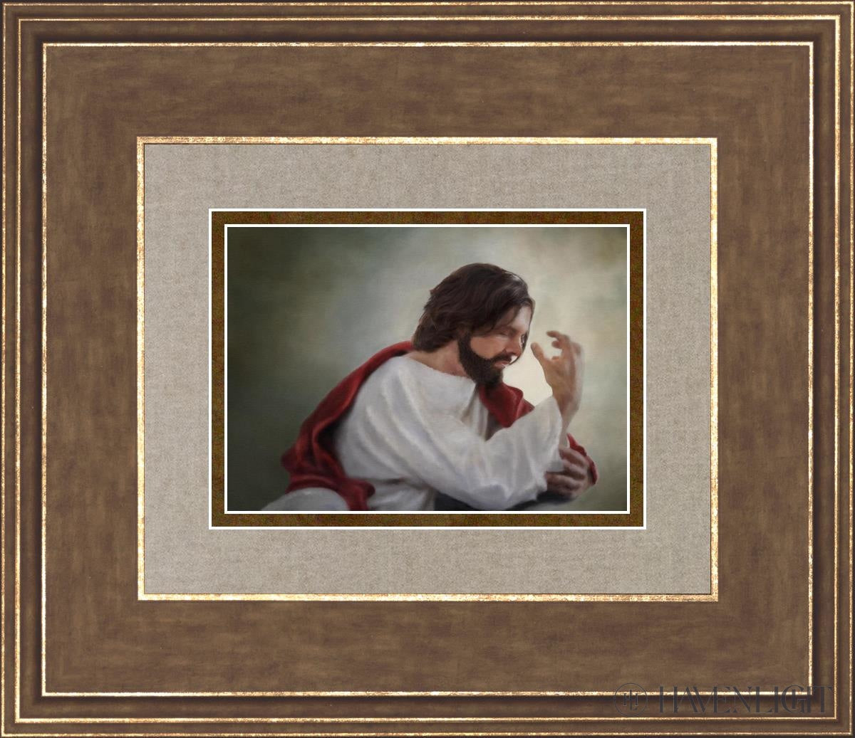 Abide With Me Open Edition Print / 7 X 5 Gold 14 3/4 12 Art