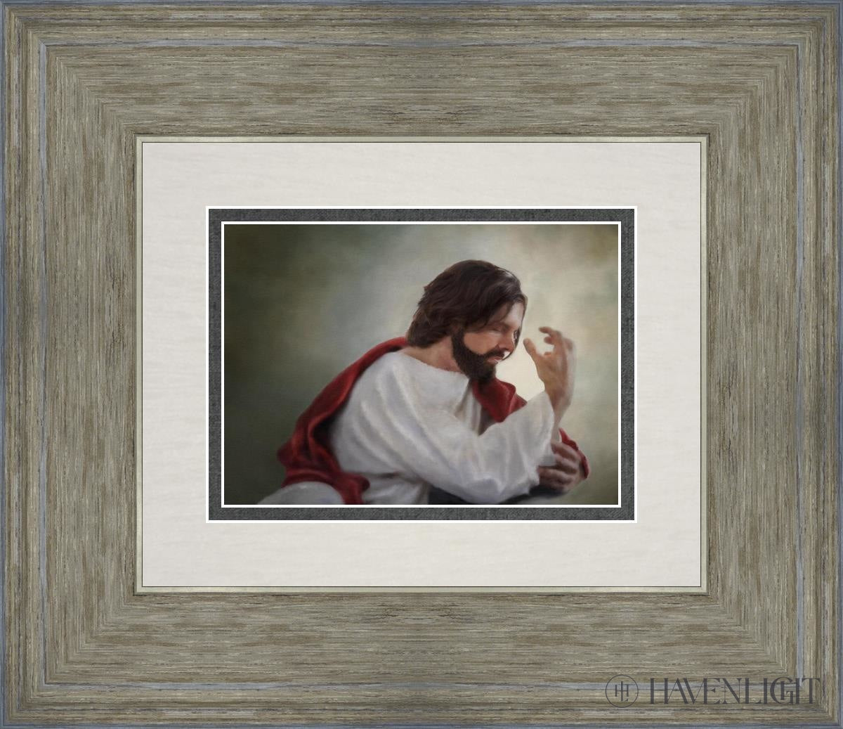 Abide With Me Open Edition Print / 7 X 5 Gray 14 3/4 12 Art