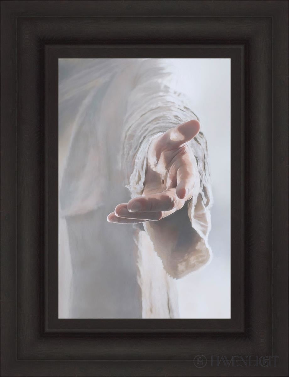 Christ Beckoning Open Edition Canvas / 12 X 18 Brown 19 3/4 25 Art