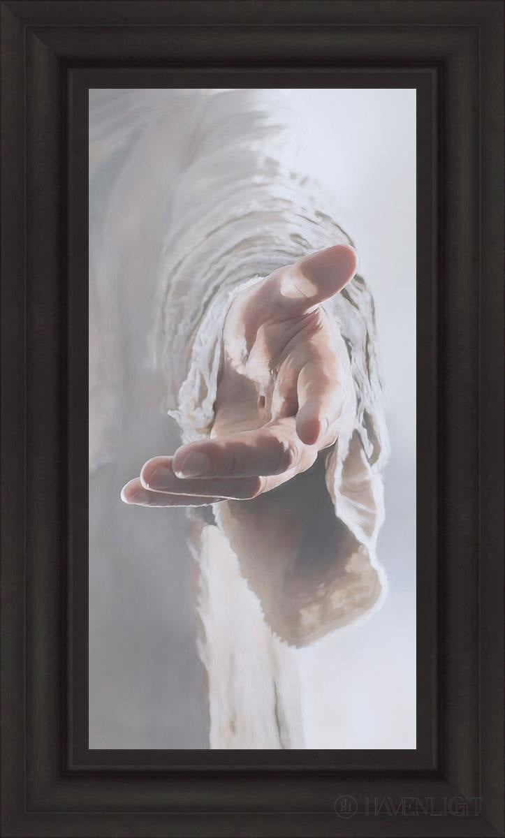 Christ Beckoning Open Edition Canvas / 15 X 30 Brown 22 3/4 37 Art