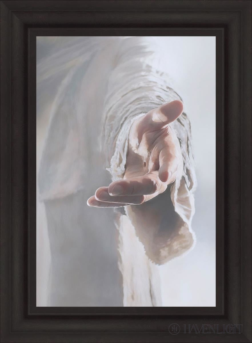 Christ Beckoning Open Edition Canvas / 20 X 30 Brown 27 3/4 37 Art