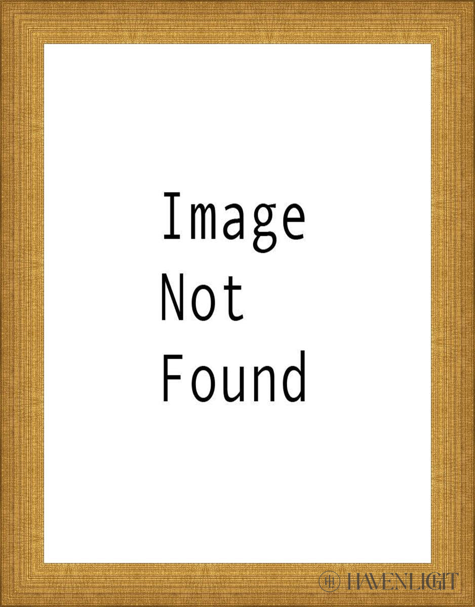 Drink And Never Thirst Open Edition Print / 9 X 12 Matte Gold 10 3/4 13 Art