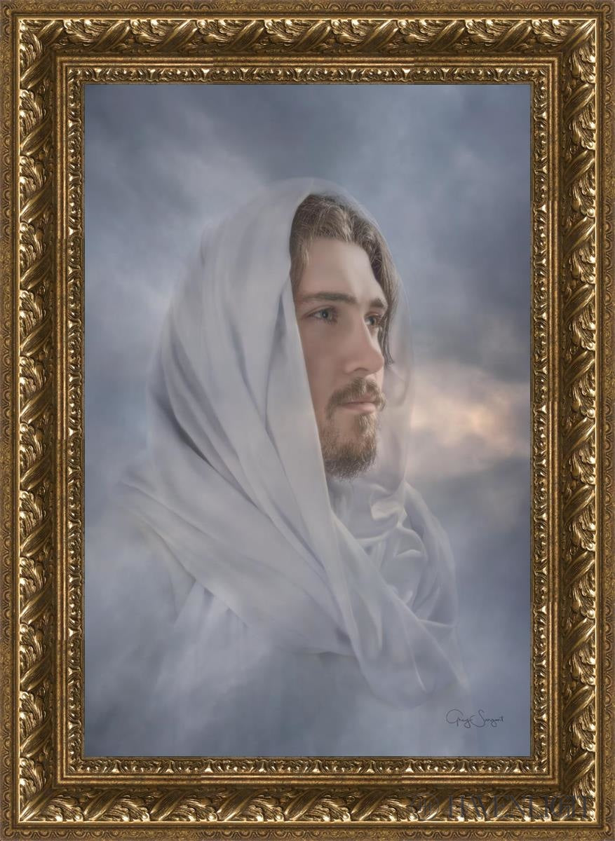 Eternal Christ Open Edition Canvas / 16 X 24 Gold 21 3/4 29 Art