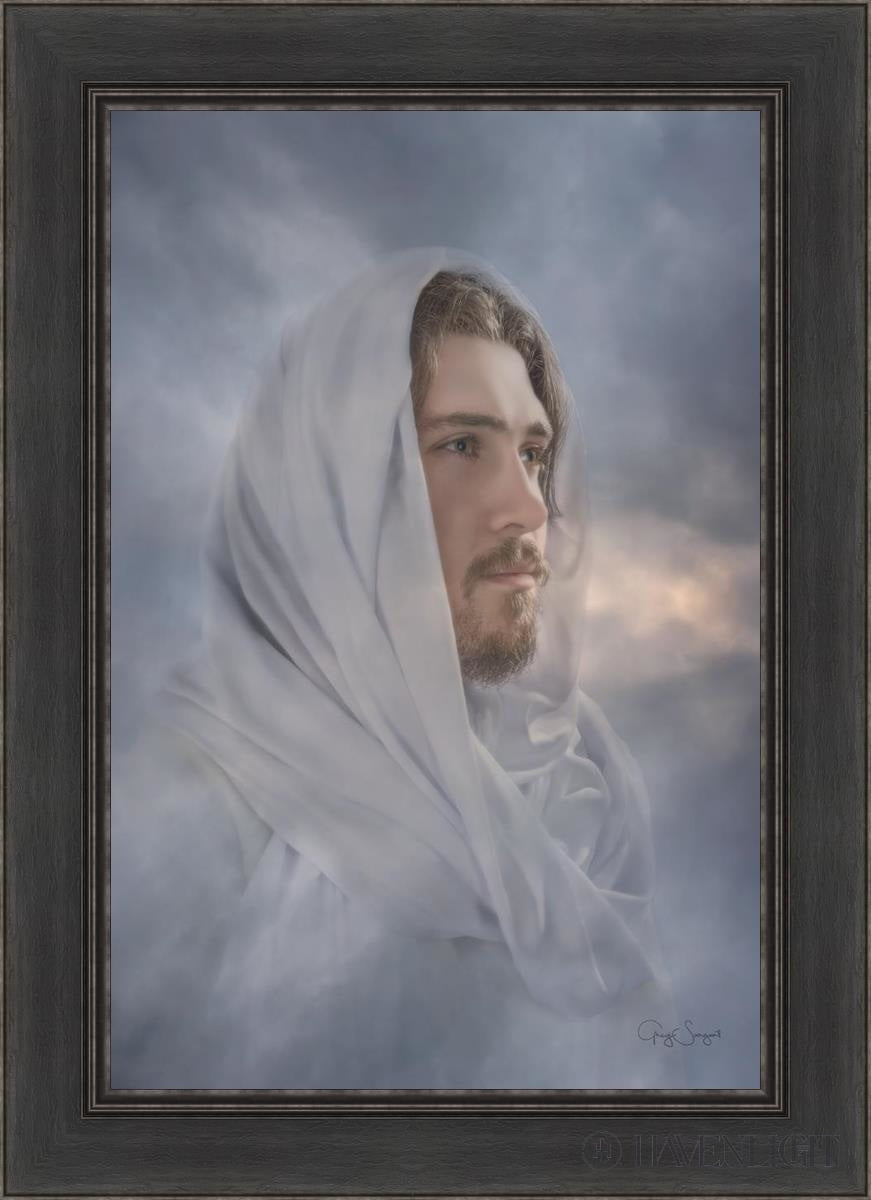 Eternal Christ Open Edition Canvas / 20 X 30 Black 26 1/2 36 Art