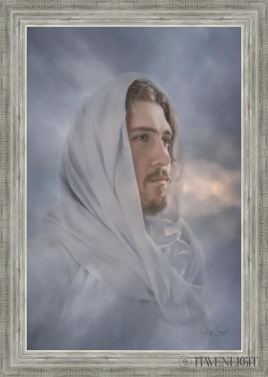 Eternal Christ Open Edition Canvas / 20 X 30 Silver 24 3/4 34 Art