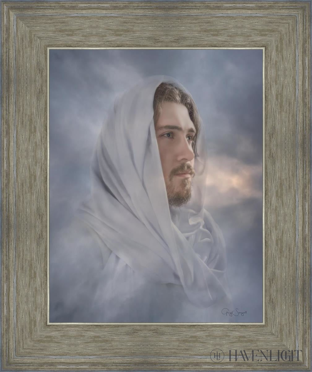 Eternal Christ Open Edition Print / 11 X 14 Gray 15 3/4 18 Art