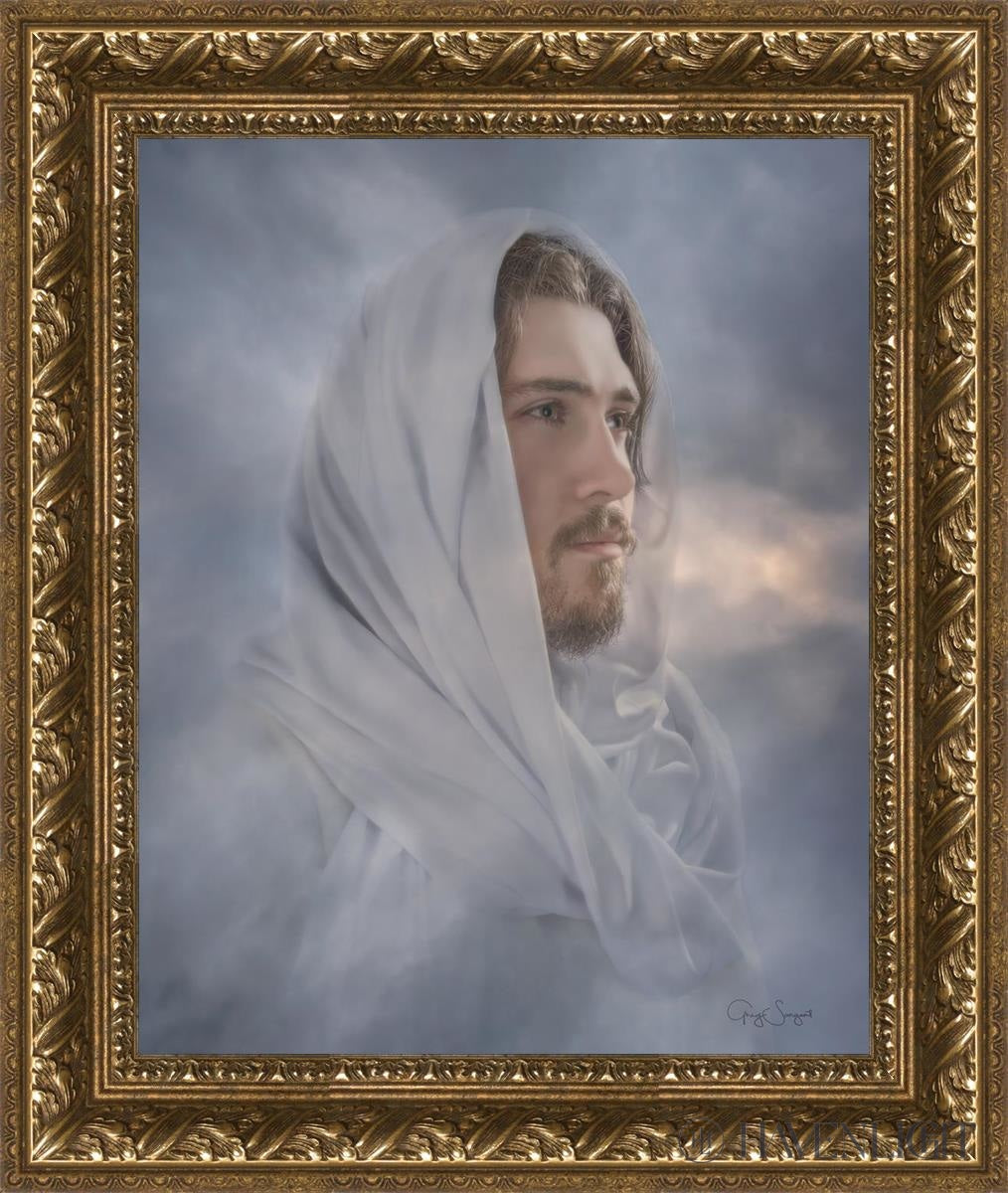 Eternal Christ Open Edition Print / 16 X 20 Gold 21 3/4 25 Art