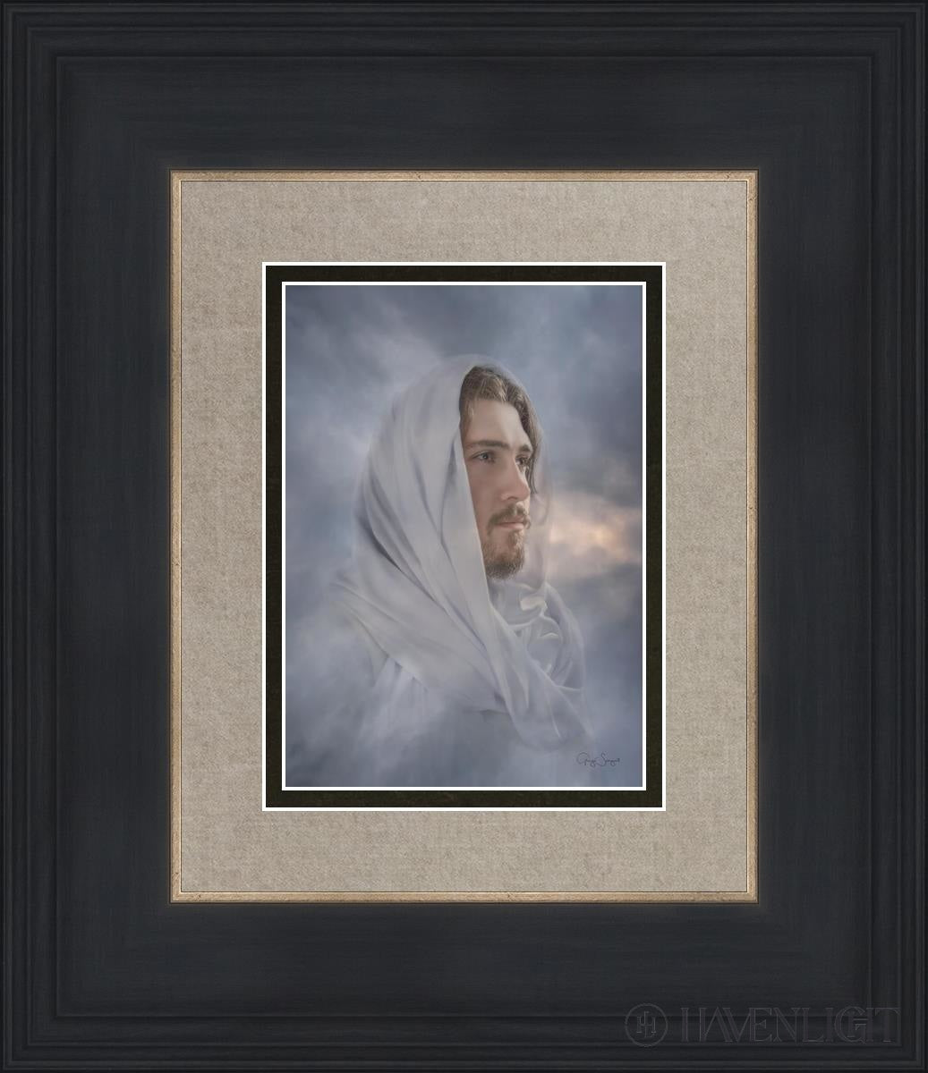 Eternal Christ Open Edition Print / 5 X 7 Black 12 3/4 14 Art