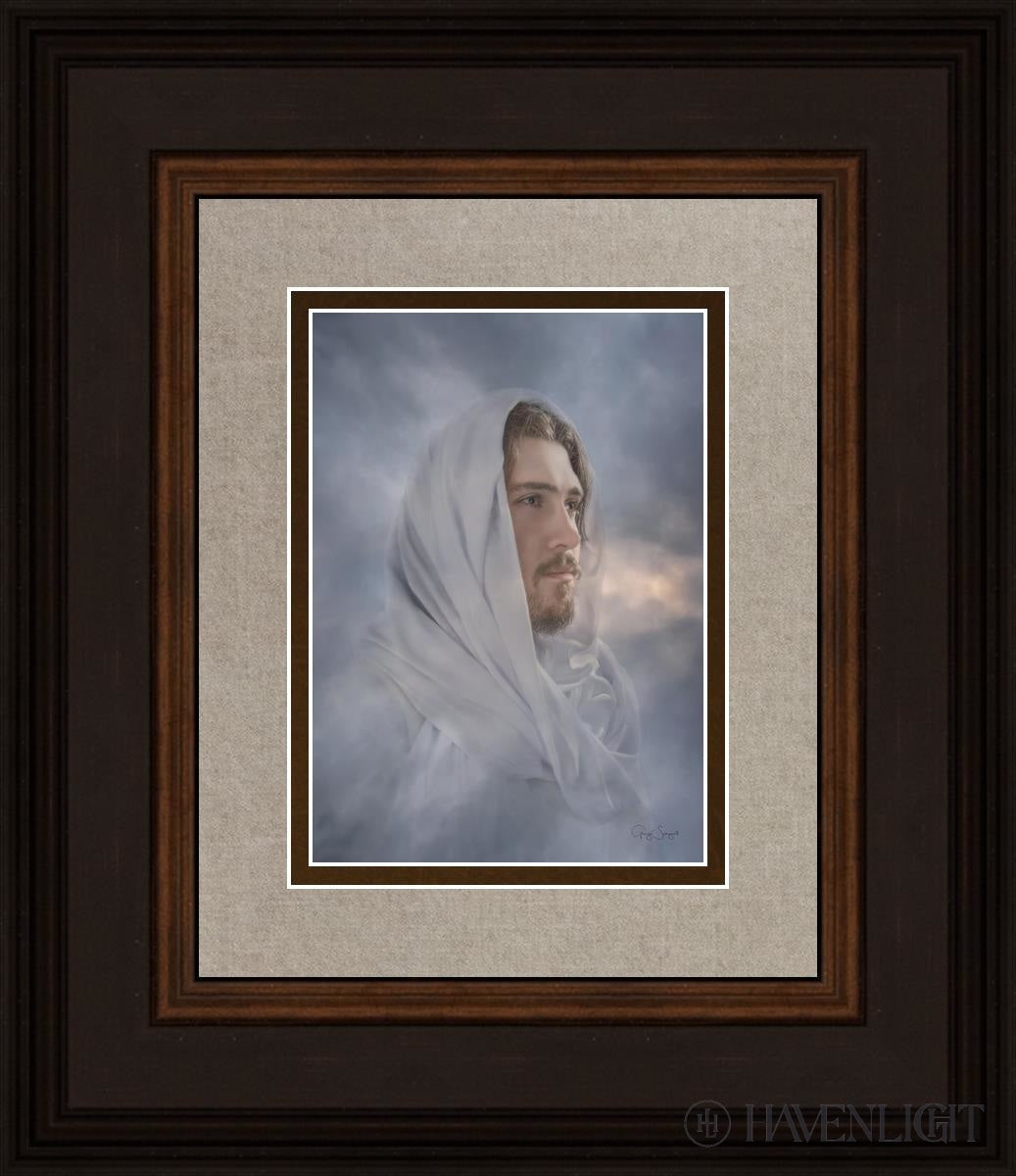 Eternal Christ Open Edition Print / 5 X 7 Brown 12 3/4 14 Art