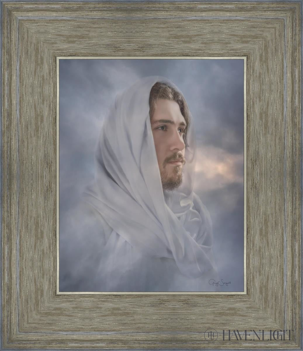 Eternal Christ Open Edition Print / 8 X 10 Gray 12 3/4 14 Art