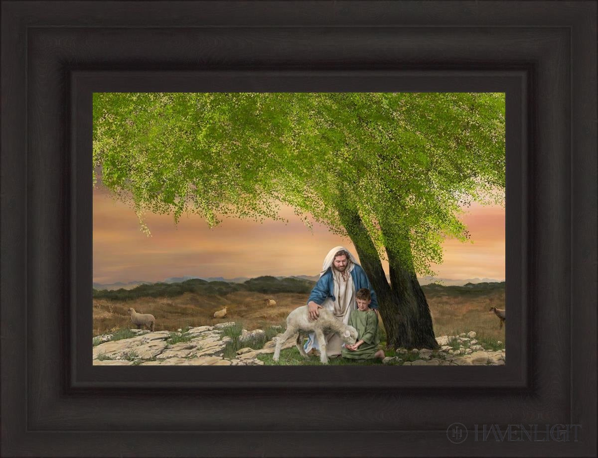 Feed My Lambs Open Edition Canvas / 18 X 12 Brown 25 3/4 19 Art