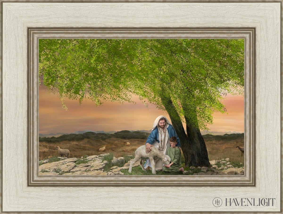 Feed My Lambs Open Edition Canvas / 18 X 12 Ivory 24 1/2 Art
