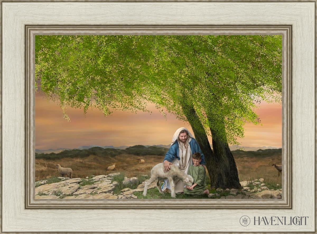 Feed My Lambs Open Edition Canvas / 24 X 16 Ivory 30 1/2 22 Art