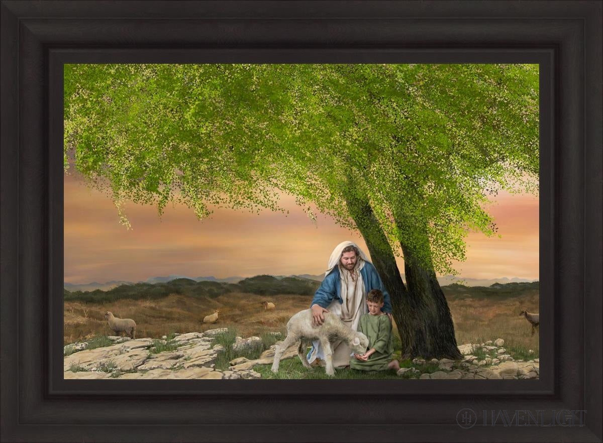 Feed My Lambs Open Edition Canvas / 30 X 20 Brown 37 3/4 27 Art