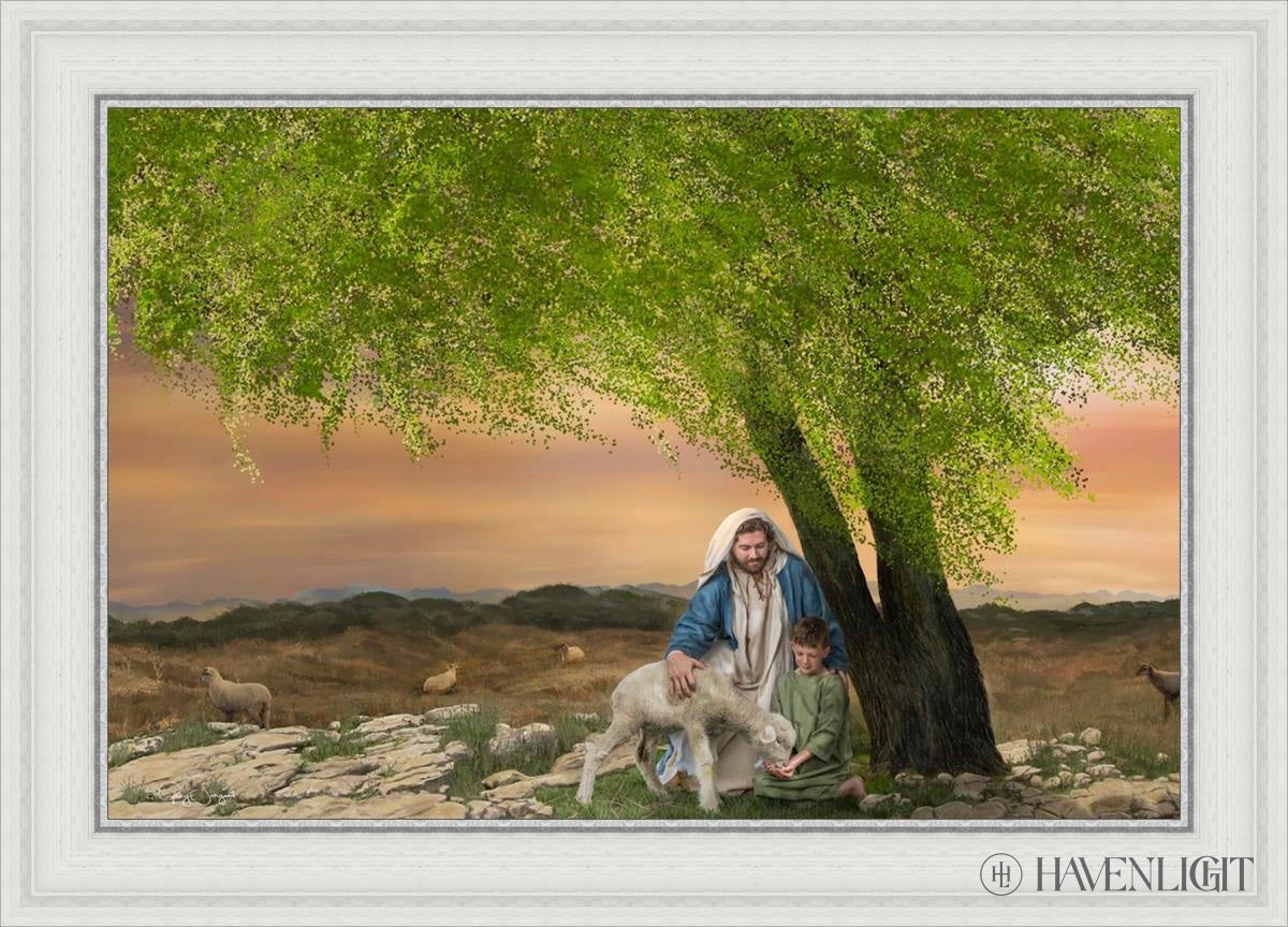 Feed My Lambs Open Edition Canvas / 30 X 20 White 35 3/4 25 Art