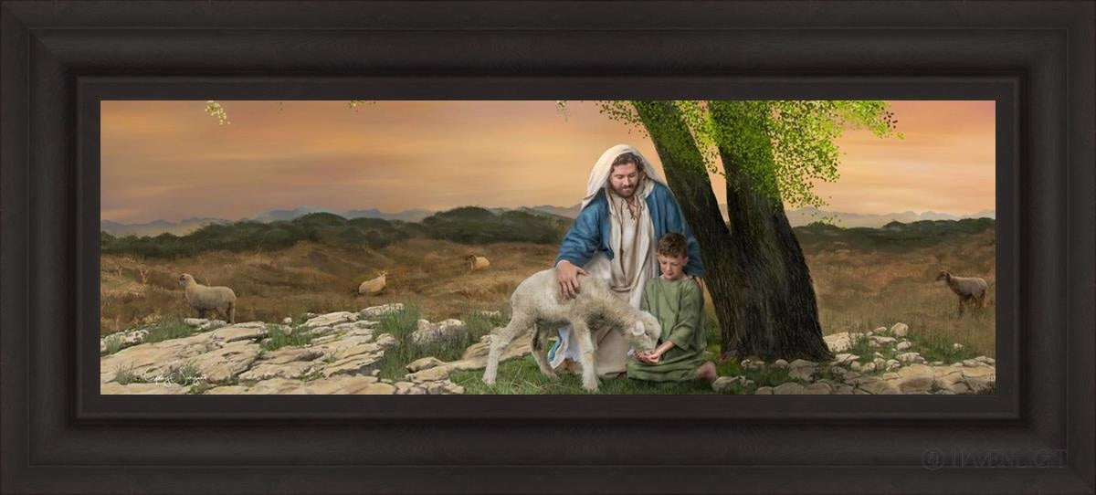 Feed My Lambs Open Edition Canvas / 36 X 12 Brown 43 3/4 19 Art