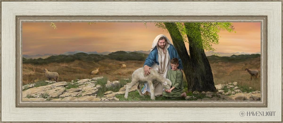 Feed My Lambs Open Edition Canvas / 36 X 12 Ivory 42 1/2 18 Art