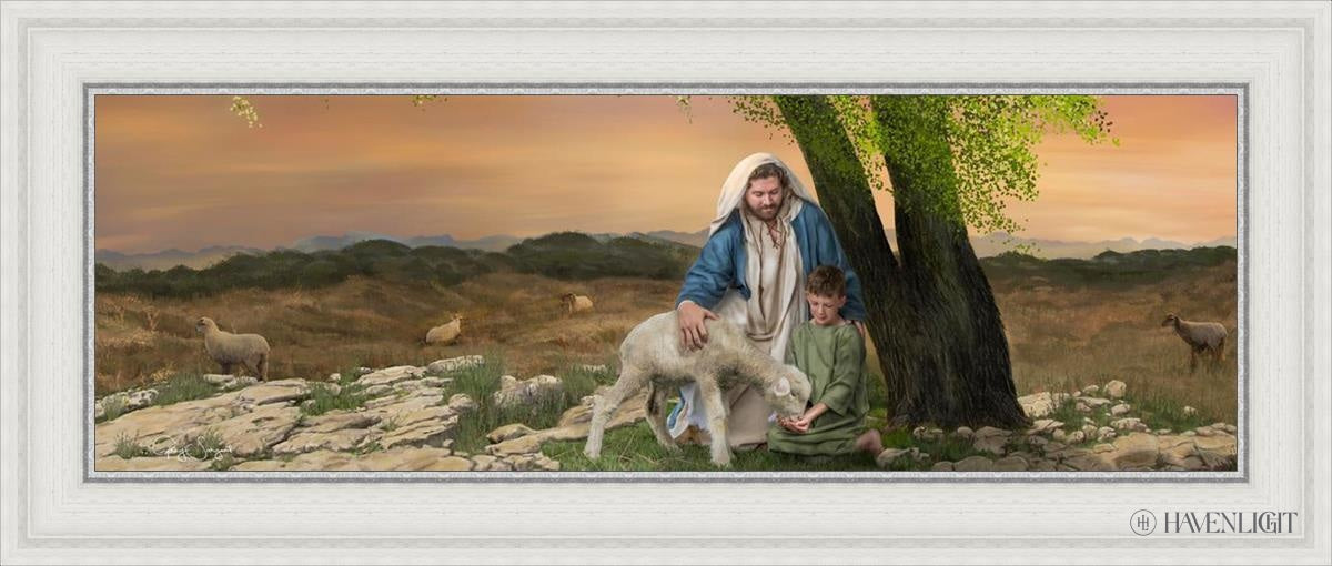 Feed My Lambs Open Edition Canvas / 36 X 12 White 41 3/4 17 Art