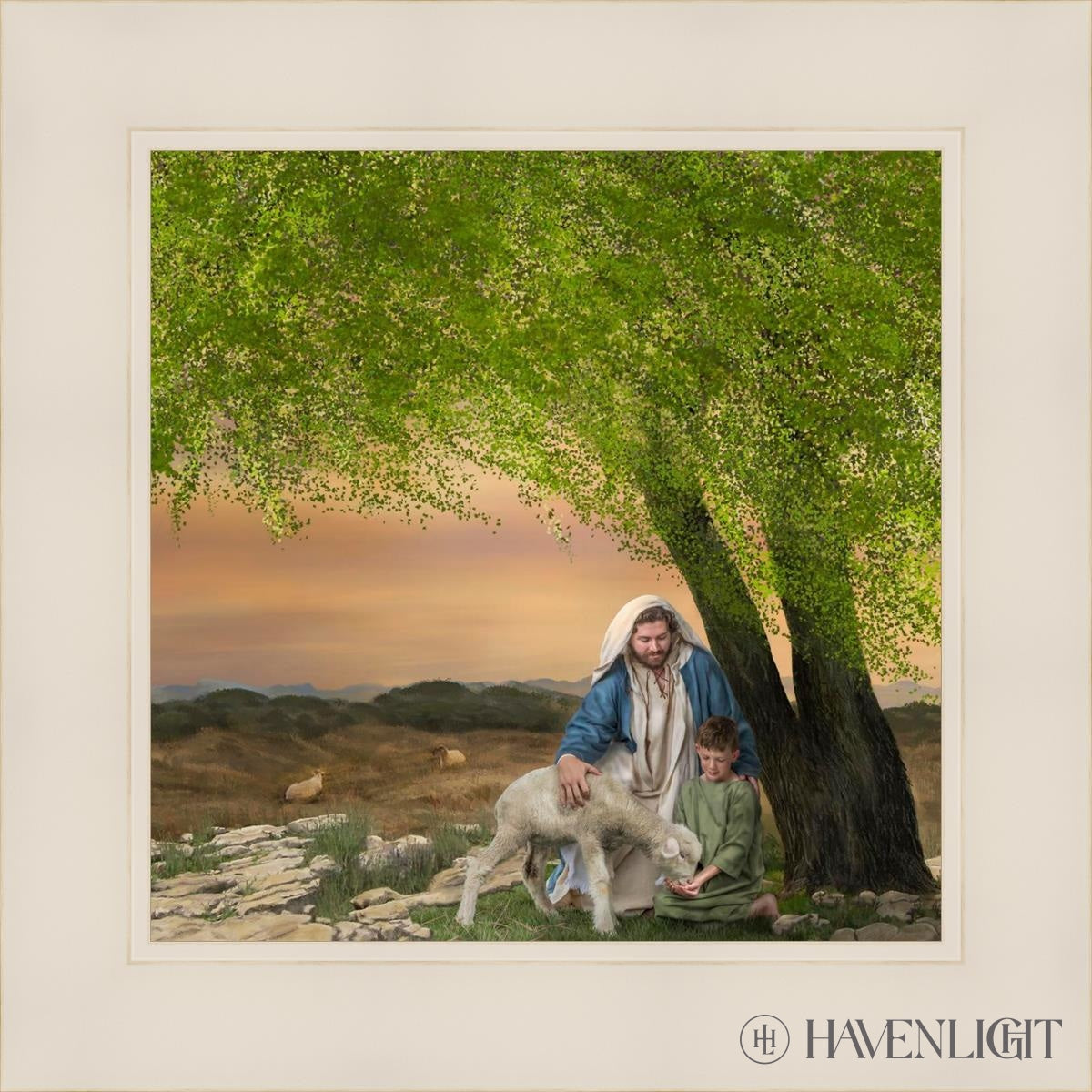 Feed My Lambs Open Edition Print / 12 X White 16 1/4 Art