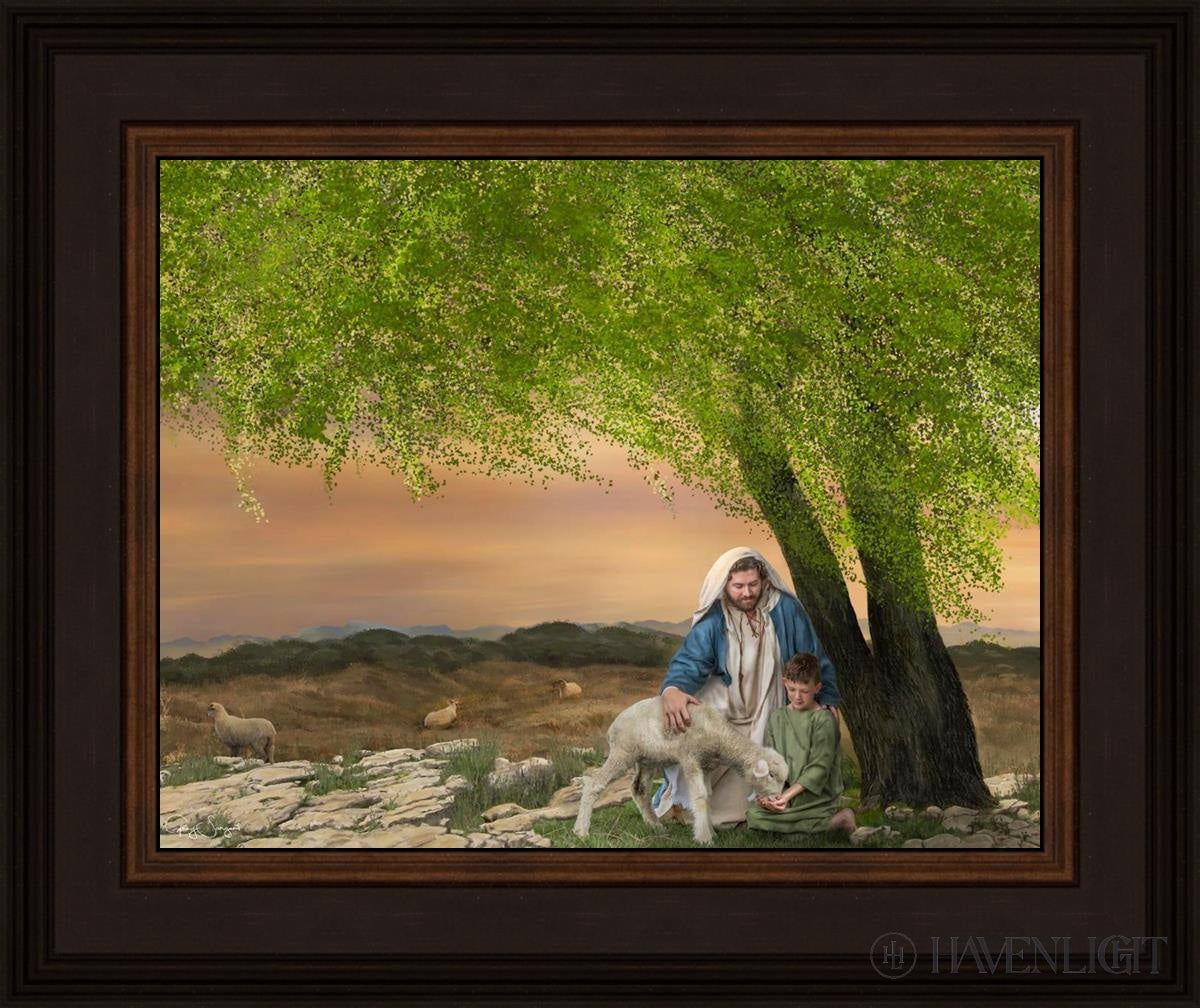 Feed My Lambs Open Edition Print / 14 X 11 Brown 18 3/4 15 Art