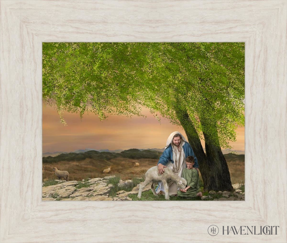 Feed My Lambs Open Edition Print / 14 X 11 Ivory 19 1/2 16 Art