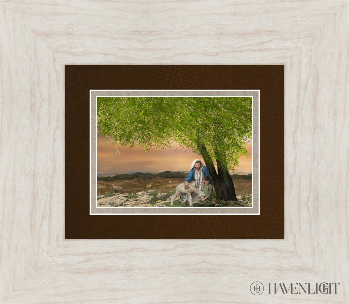 Feed My Lambs Open Edition Print / 7 X 5 Ivory 15 1/2 13 Art