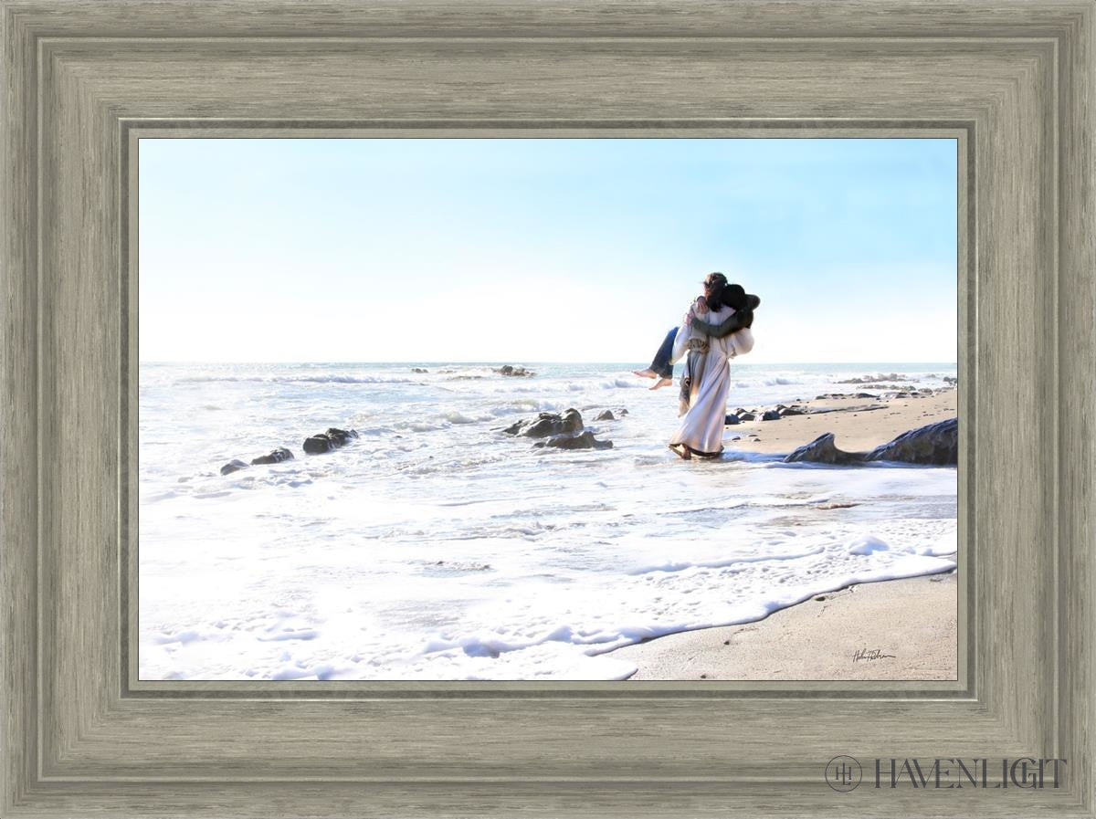 Footprints Open Edition Canvas / 18 X 12 Gray 23 3/4 17 Art