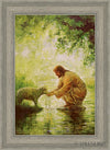 Gentle Shepherd Open Edition Canvas / 16 X 24 Gray 21 3/4 29 Art