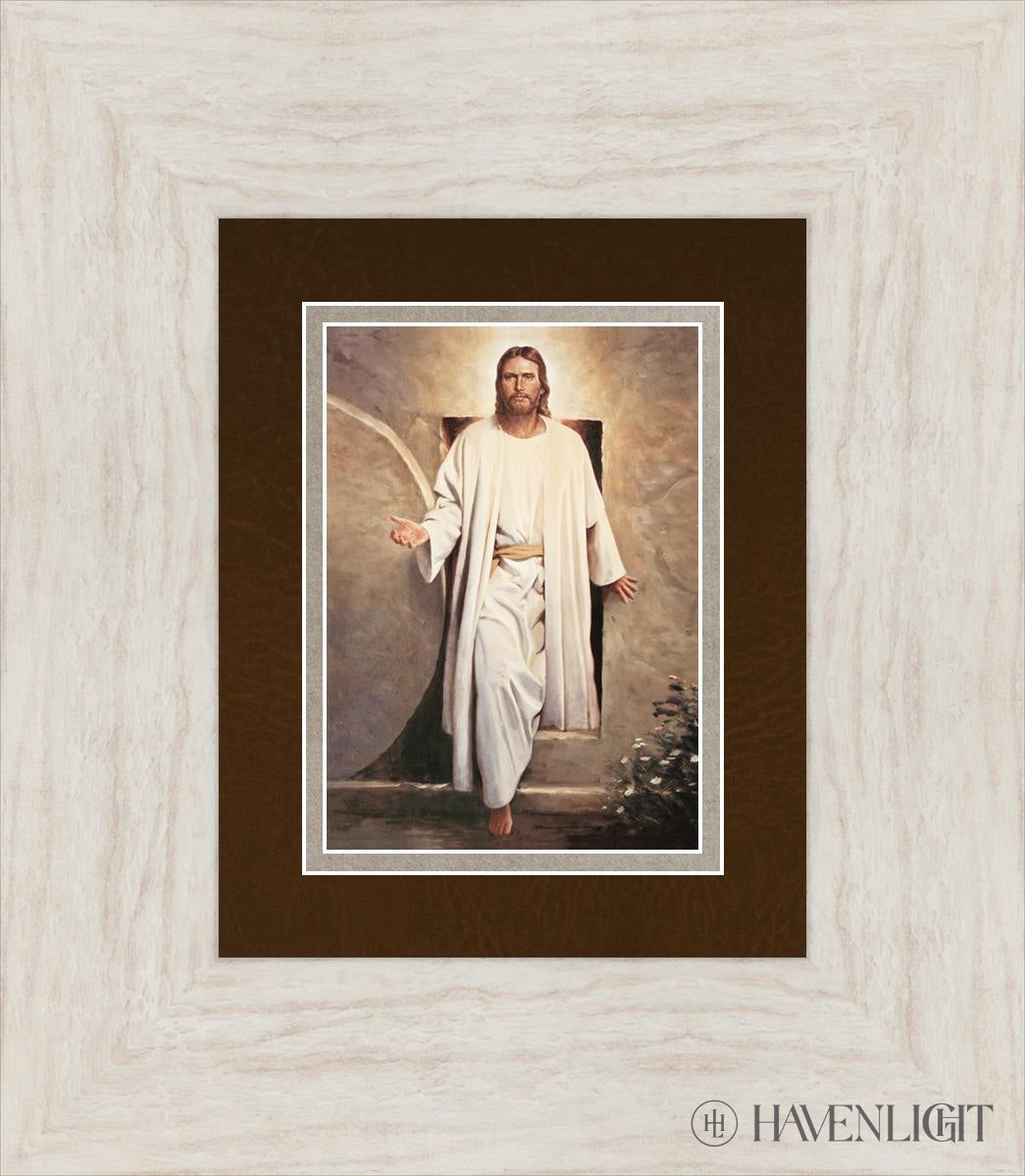 He Is Risen Vintage Open Edition Print / 5 X 7 Ivory 13 1/2 15 Art