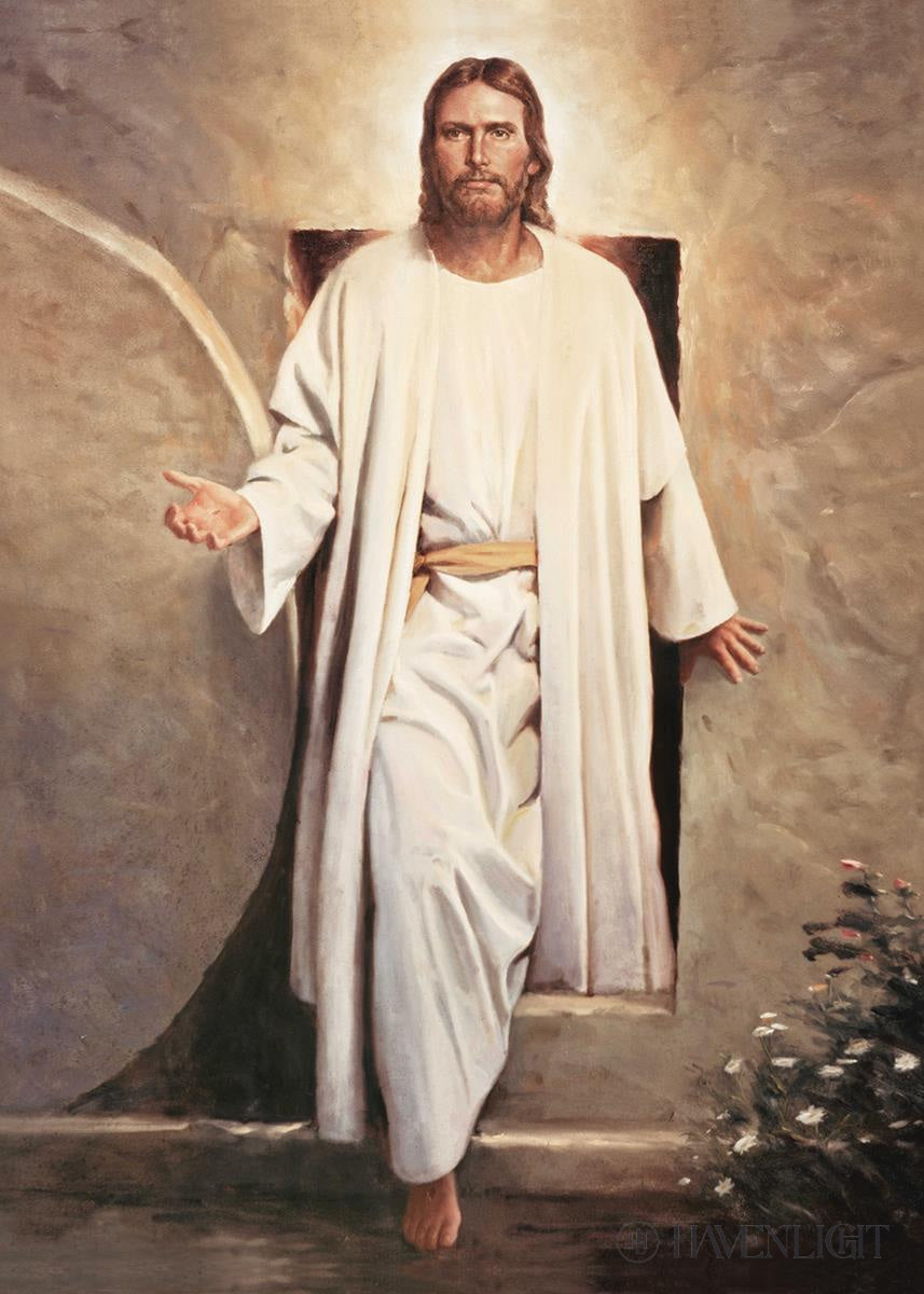 He Is Risen Vintage Open Edition Print / 5 X 7 Only Art