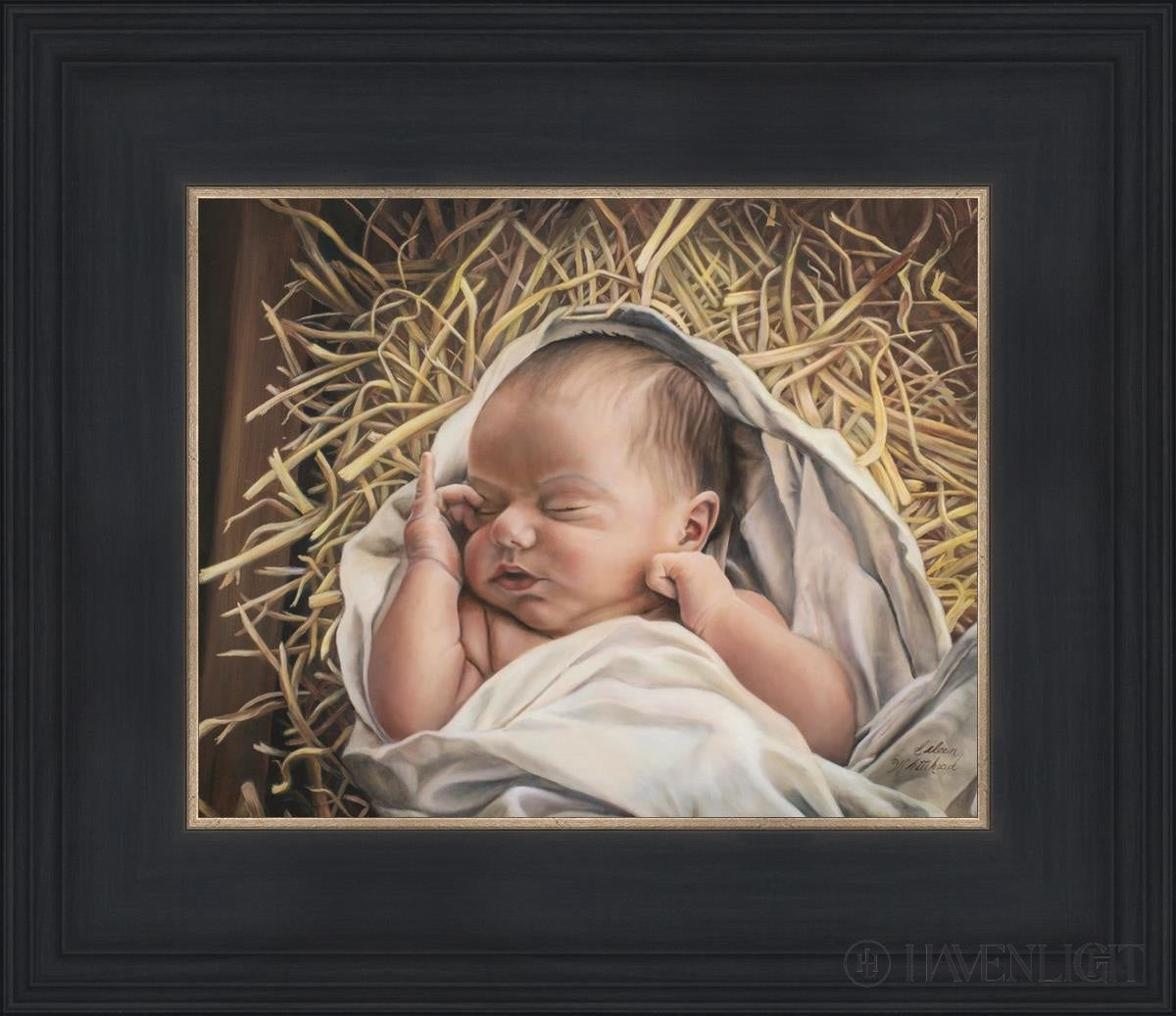 Heavenly Peace Open Edition Print / 10 X 8 Black 14 3/4 12 Art