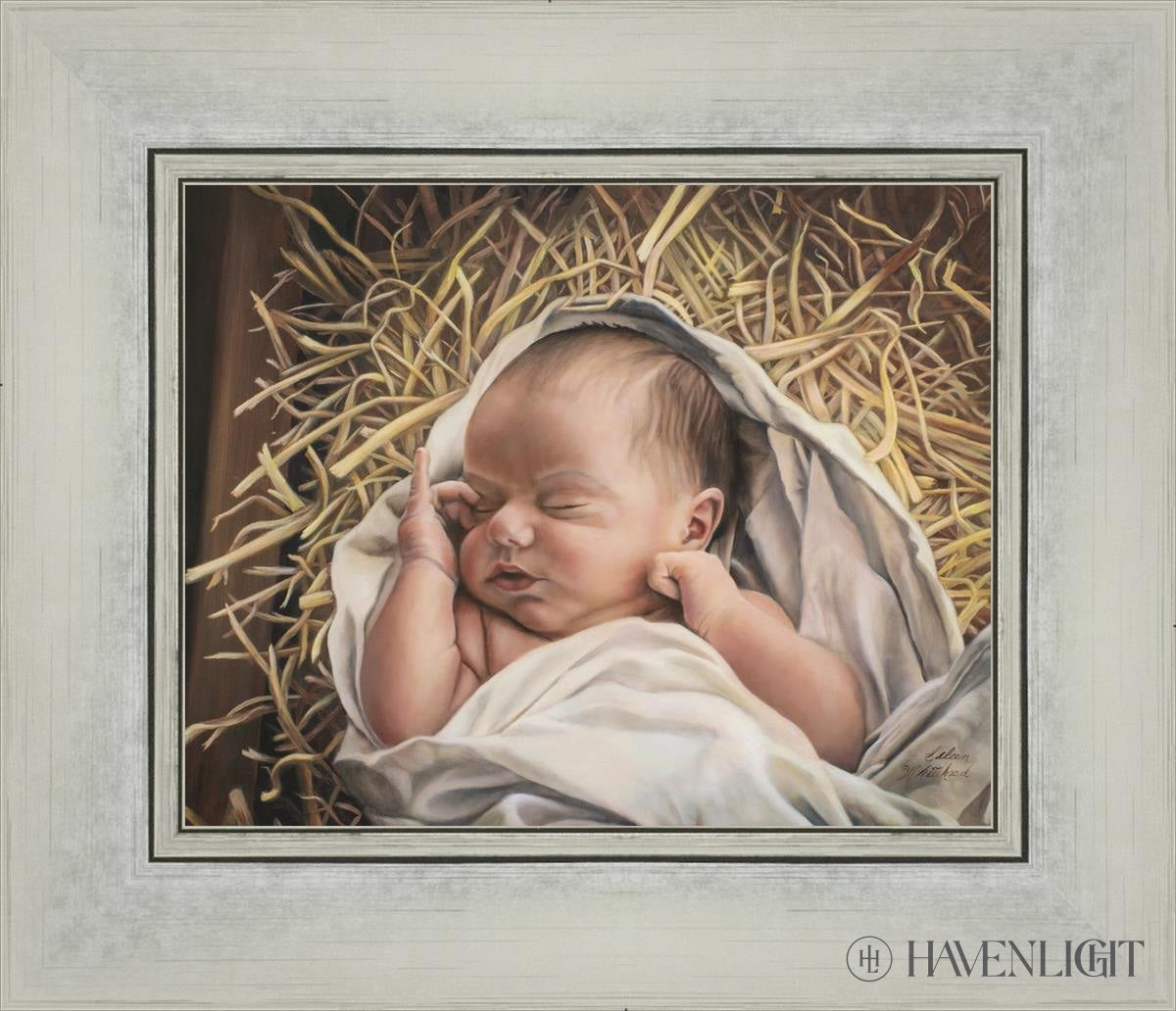 Heavenly Peace Open Edition Print / 10 X 8 Silver 14 1/4 12 Art
