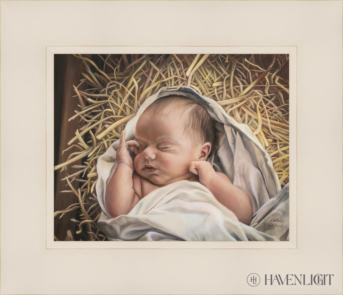 Heavenly Peace Open Edition Print / 10 X 8 White 14 1/4 12 Art