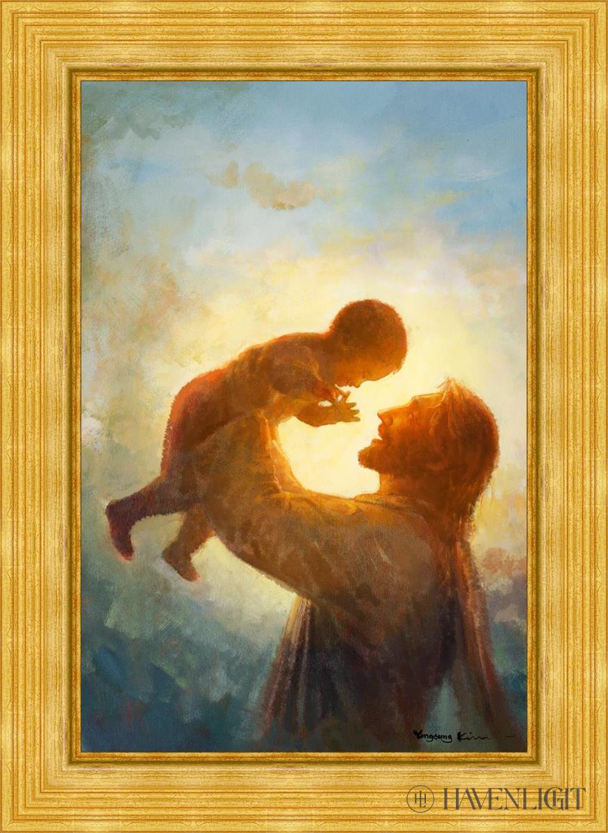 Heavens Gift Open Edition Canvas / 24 X 36 Gold Metal Leaf 32 3/8 44 Art