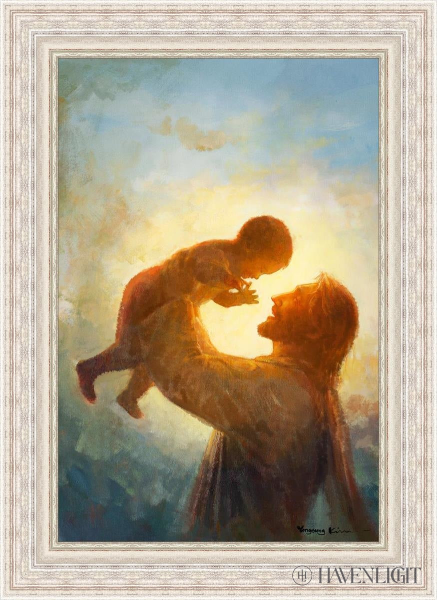 Heavens Gift Open Edition Canvas / 24 X 36 Silver Metal Leaf 32 3/8 44 Art