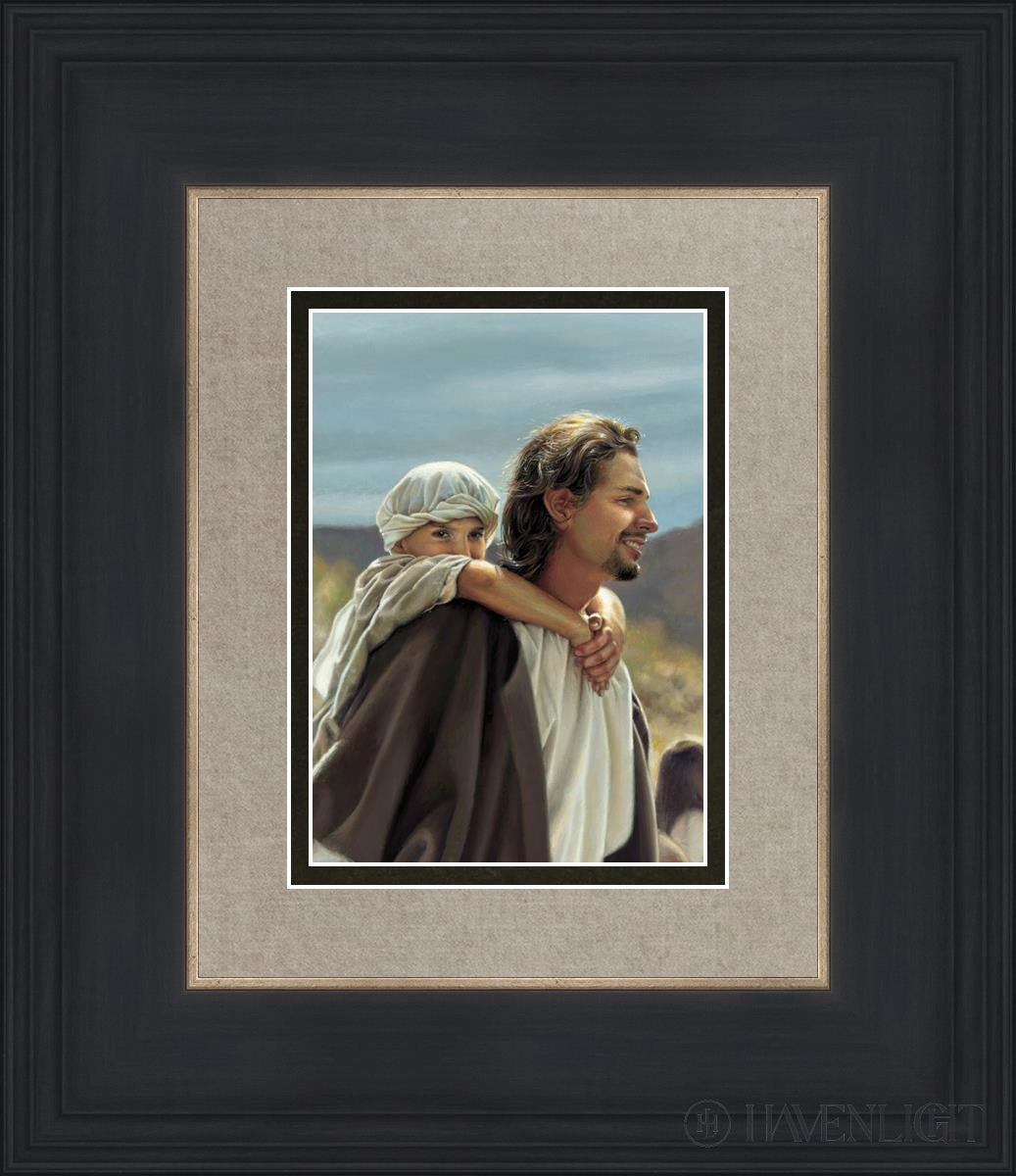 Hold On Tight Open Edition Print / 5 X 7 Black 12 3/4 14 Art