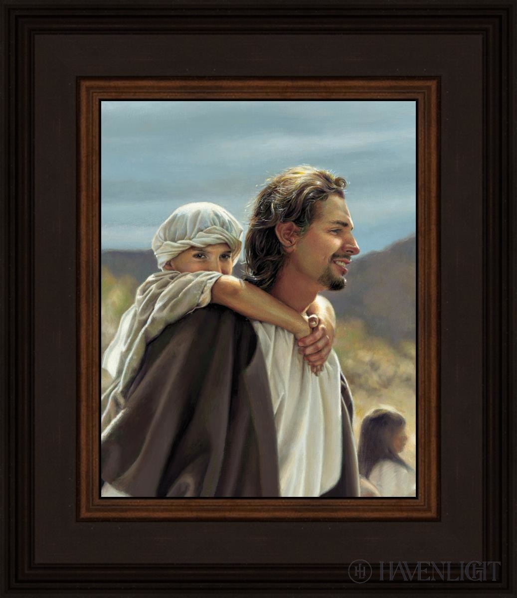 Hold On Tight Open Edition Print / 8 X 10 Brown 12 3/4 14 Art