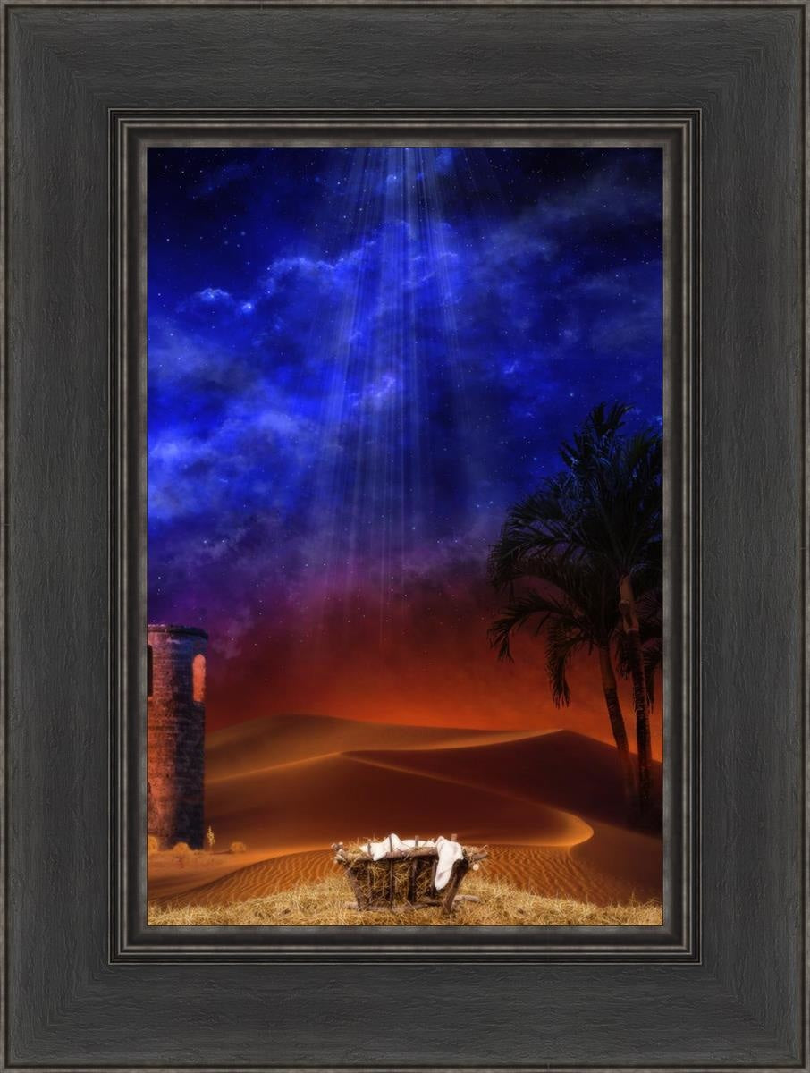 Holy Night Open Edition Canvas / 12 X 18 Black 1/2 24 Art