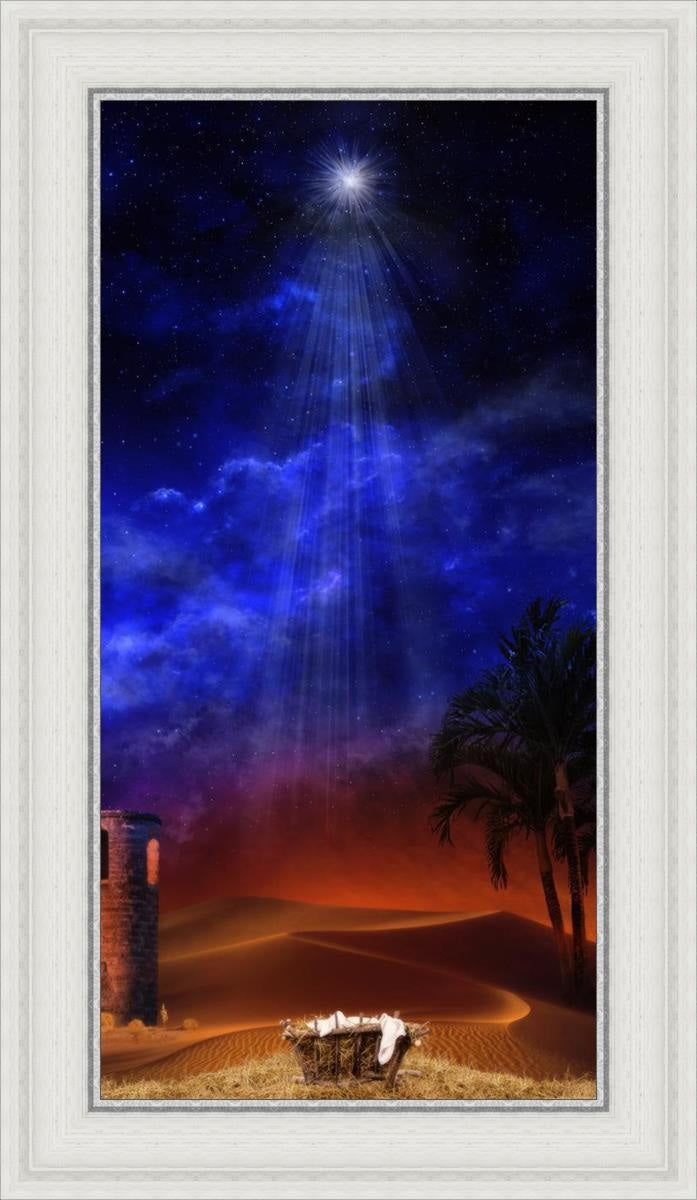 Holy Night Open Edition Canvas / 15 X 30 White 20 3/4 35 Art