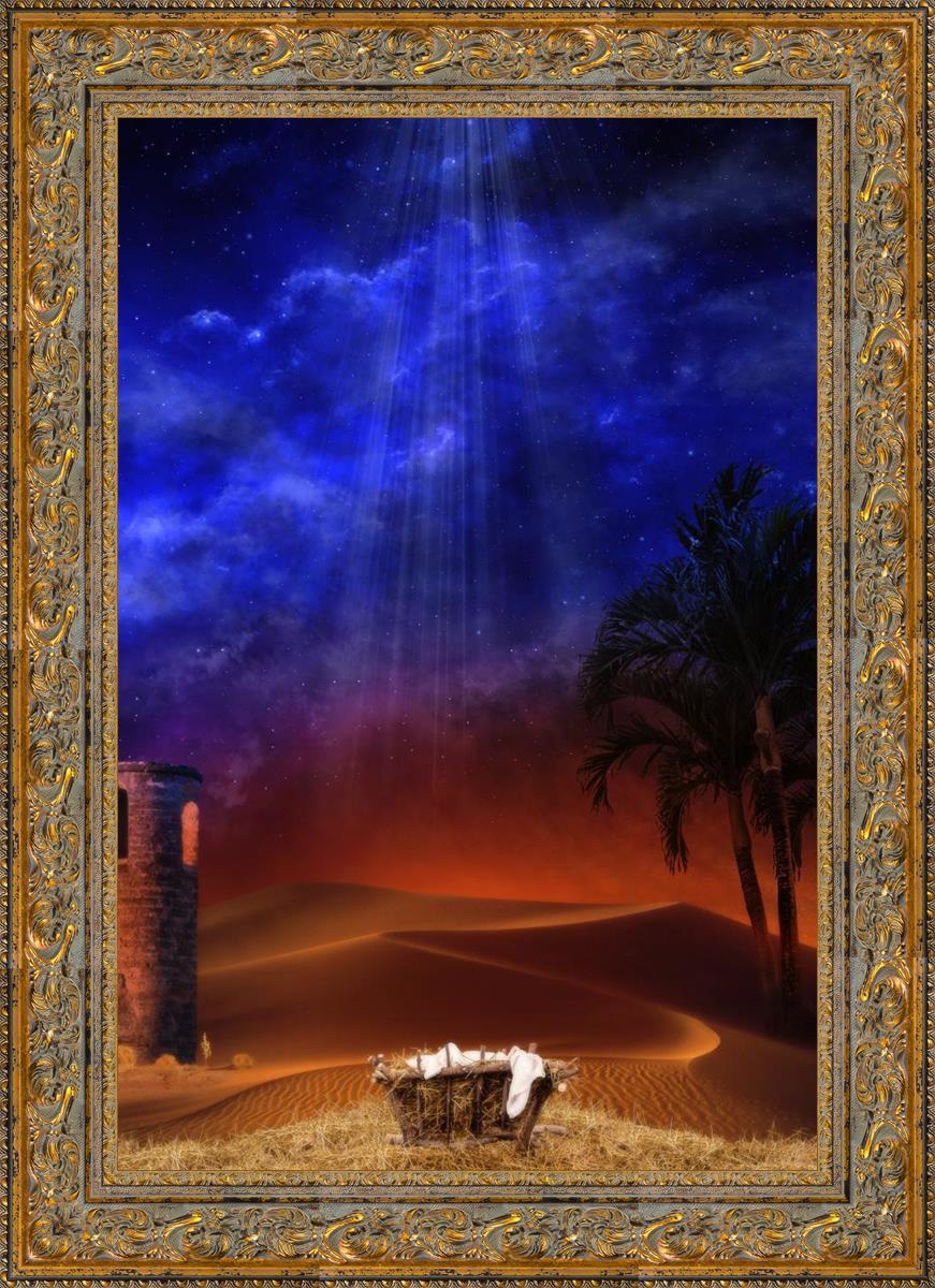 Holy Night Open Edition Canvas / 24 X 36 Gold 31 3/4 43 Art