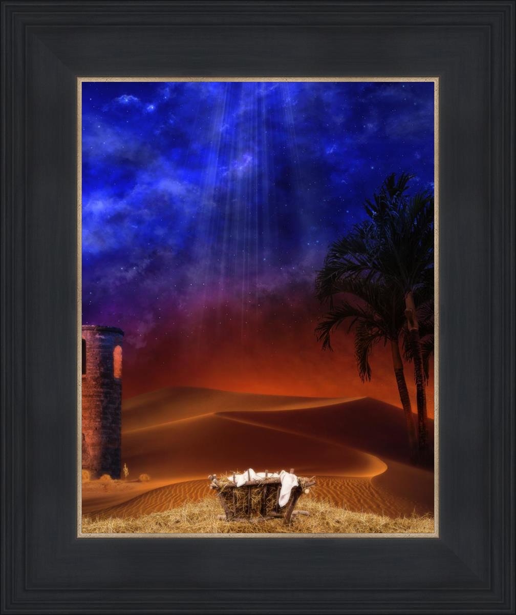 Holy Night Open Edition Print / 11 X 14 Black 15 3/4 18 Art