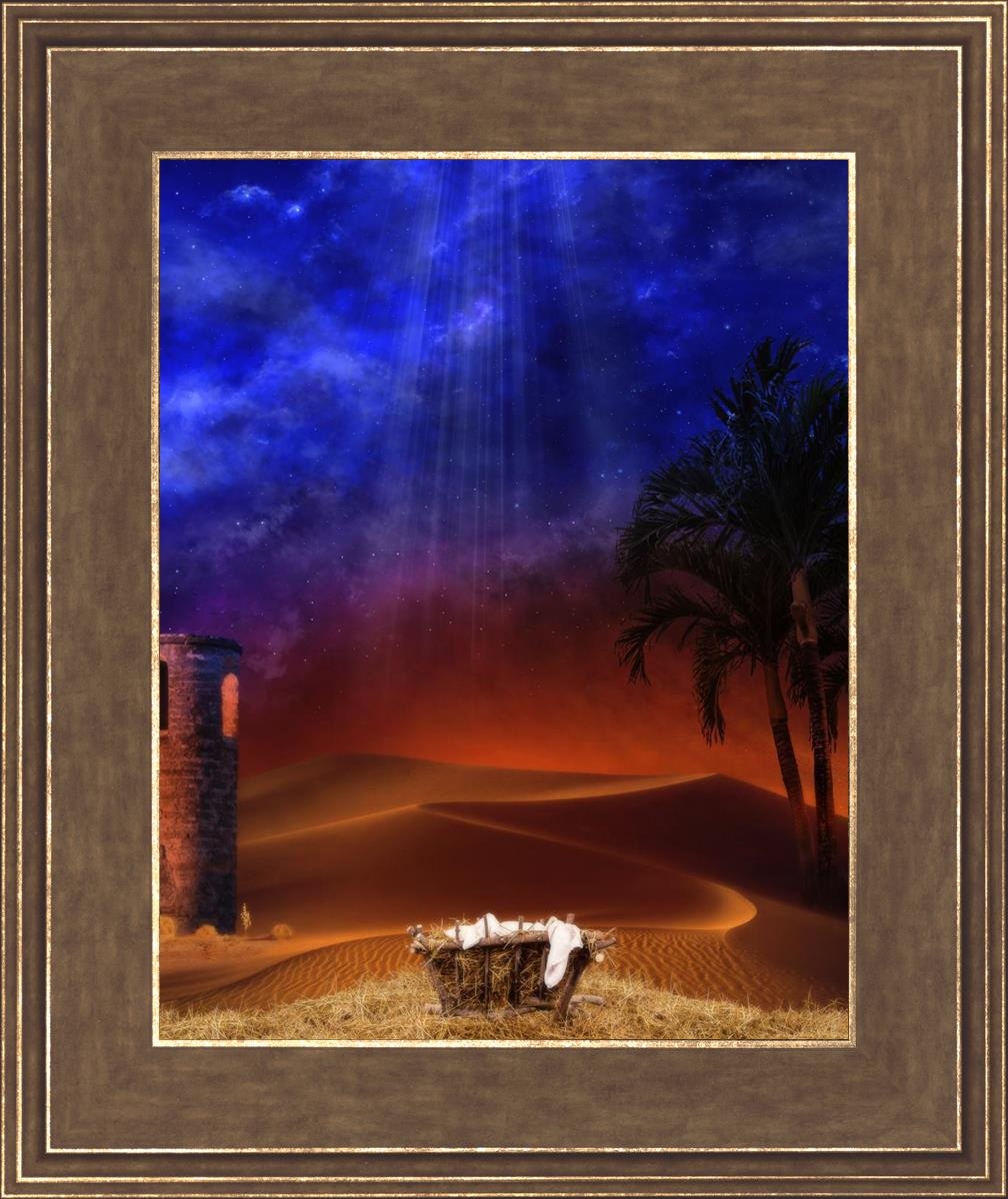 Holy Night Open Edition Print / 11 X 14 Gold 15 3/4 18 Art