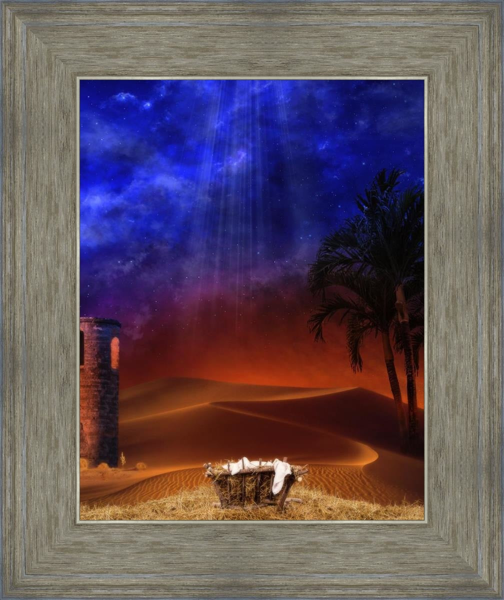Holy Night Open Edition Print / 11 X 14 Gray 15 3/4 18 Art