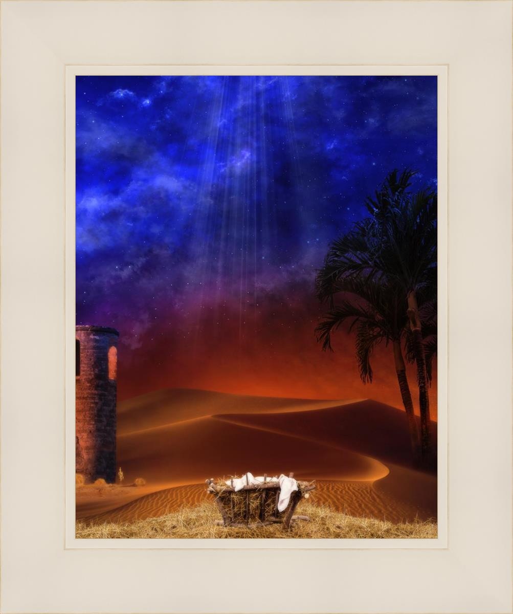 Holy Night Open Edition Print / 11 X 14 White 15 1/4 18 Art