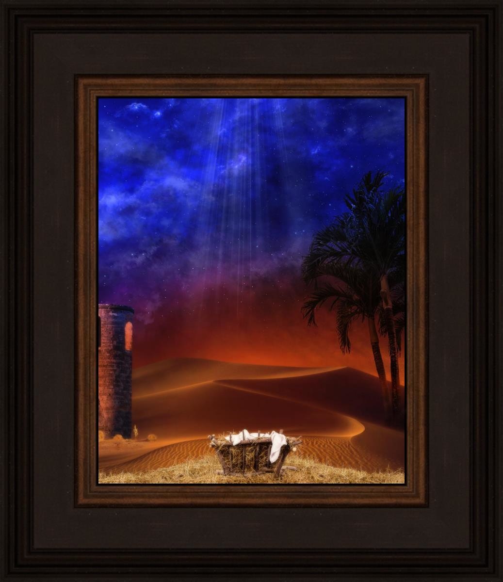 Holy Night Open Edition Print / 8 X 10 Brown 12 3/4 14 Art