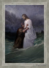 Peters Faith In Christ Open Edition Canvas / 20 X 30 Silver 24 3/4 34 Art