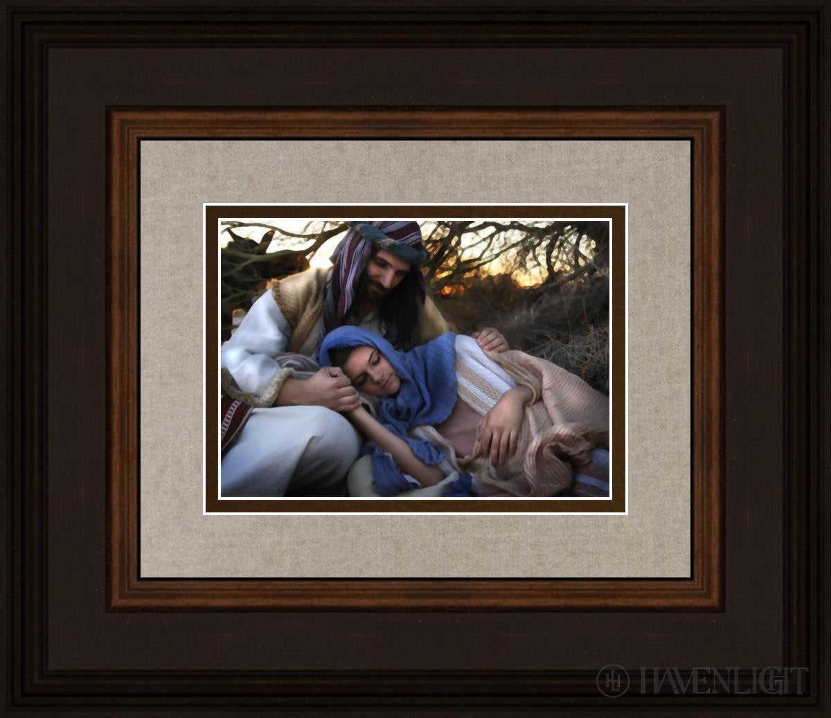 Protect Open Edition Print / 7 X 5 Brown 14 3/4 12 Art