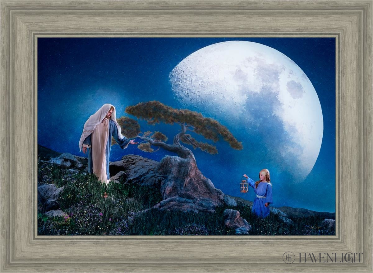 Teach Me To Walk In The Light Open Edition Canvas / 24 X 16 Gray 29 3/4 21 Art