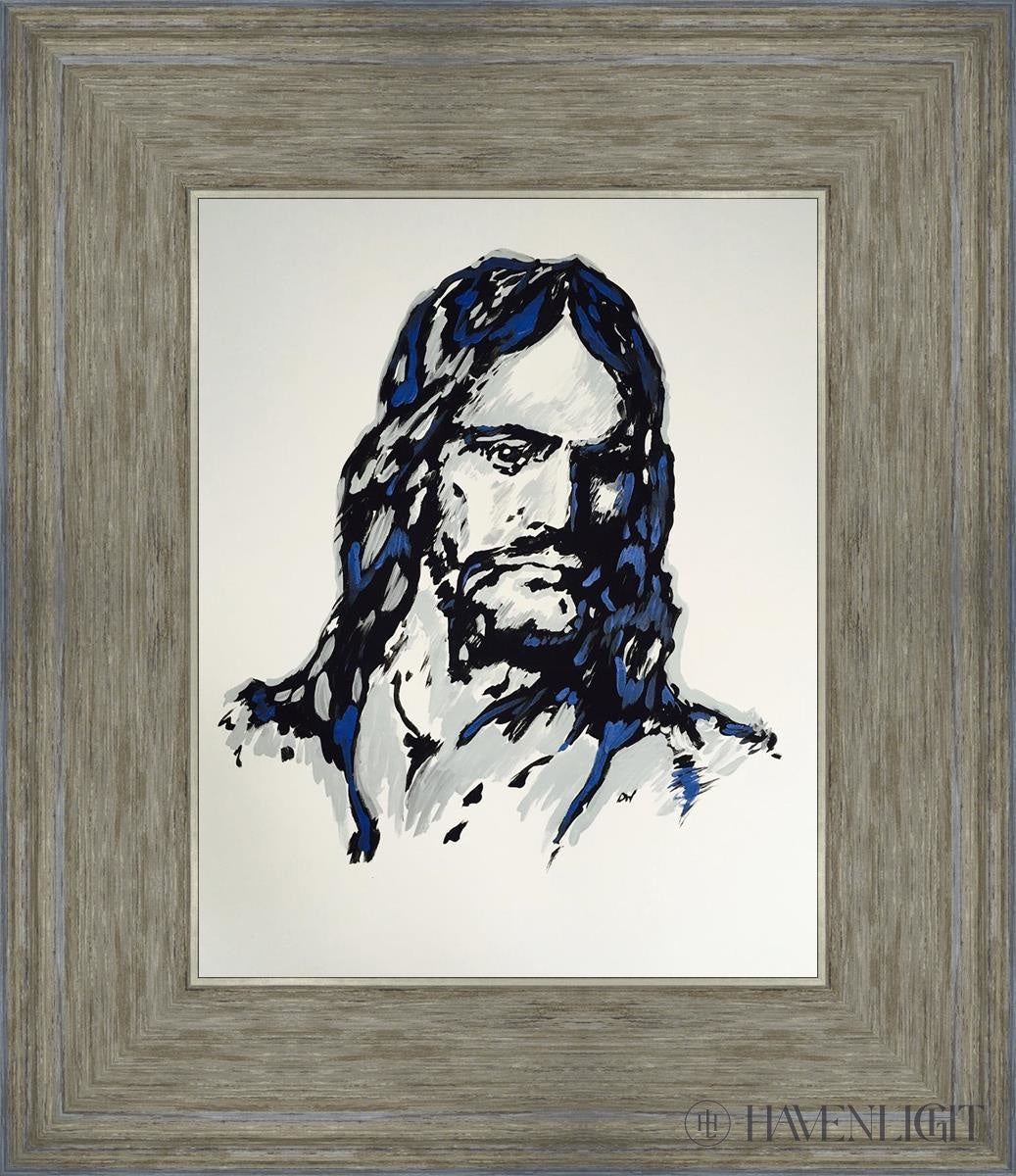The Christ Open Edition Print / 8 X 10 Gray 12 3/4 14 Art